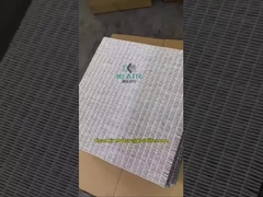 सक्रिय कार्बन ग्रेन्युल वी बैंक कॉम्पैक्ट एयर फिल्टर प्लास्टिक / जस्ती स्टील फ्रेम